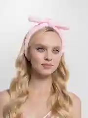 Розовый повязка косметическая на голову