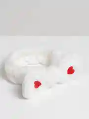 Белый повязка косметическая на голову