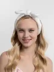 Белый повязка косметическая на голову