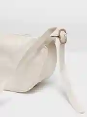 Белый сумка женская, из экокожи, кросс-боди, сумка луна