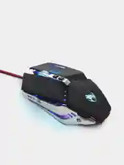 Черный игровая компьютерная мышь, 3 цвета, с разноцветной подсветкой