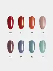Гель лак для ногтей KIYOKO Moda, 10g (02-19) красный, оранжевый, розовый, зеленый