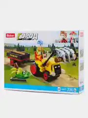 Конструктор Sluban "Ферма. Трактор", с фигуркой, 110 деталей