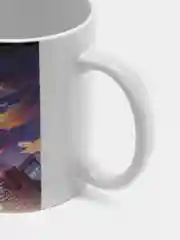 Коралловый кружки по аниме игре  "Genshin Impact","Гравити фолз", "Рик и Морти","Салли фейс" , 330 мл