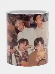 Бордовый кружки "K-pop" 9 видов, BTS, Stray Kids, BLACKPINK и др.