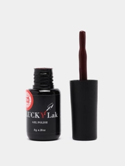 Гель лак для ногтей гель-лак LuckyLak FL №026 8g коричневый кирпич для маникюра и педикюра