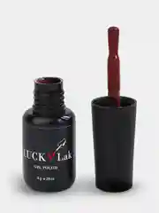 Гель лак для ногтей, гель-лак LuckyLak FL №034 8g коричневый ореховый шоколад для маникюра