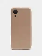 Золотой чехол-книжка для Samsung Galaxy A03 Core