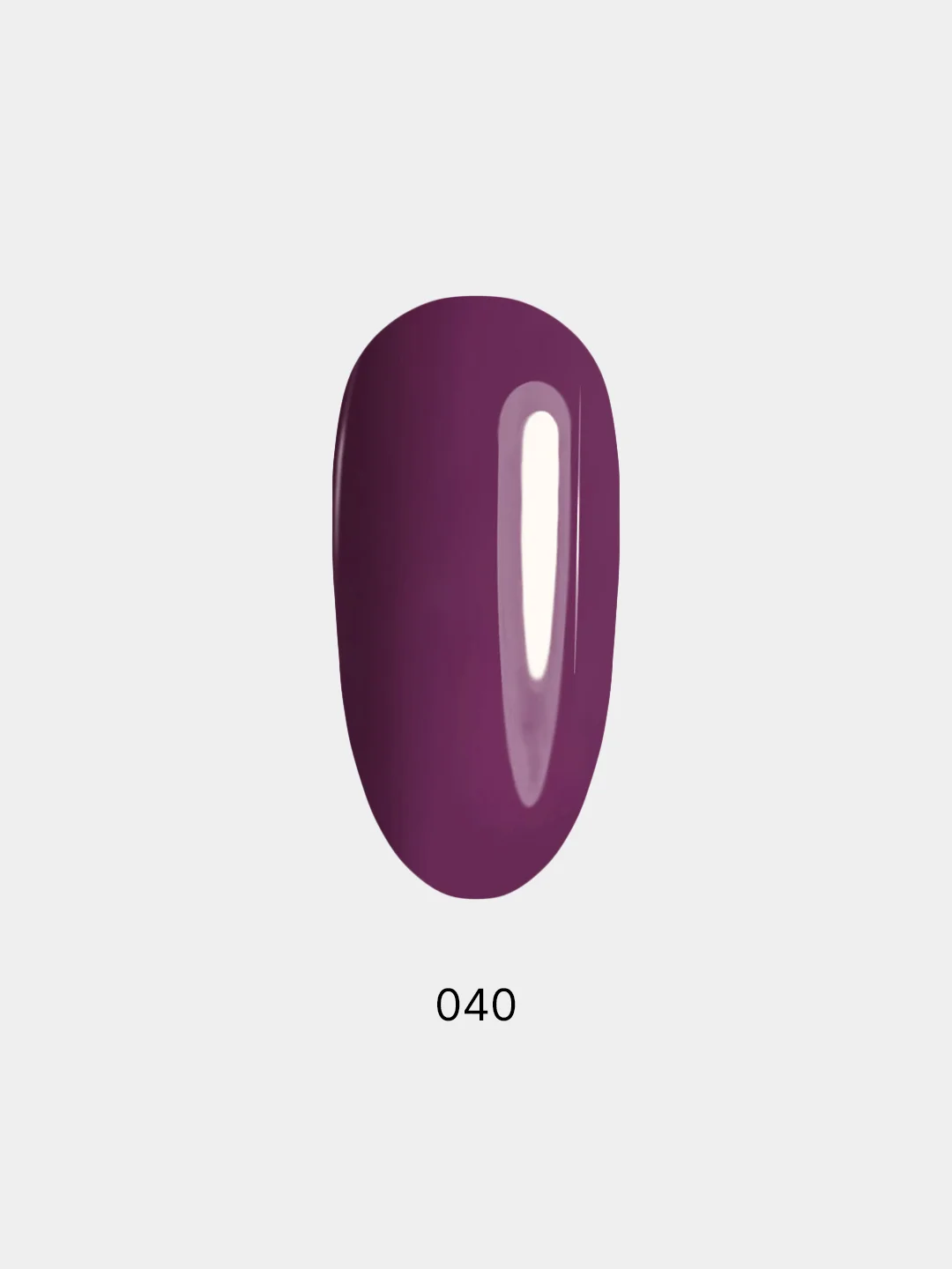 Гель лак для ногтей, гель-лак LuckyLak FL №040 8g, фиолетовый, сливовый, для маникюра