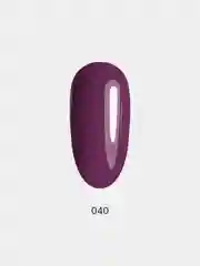 Гель лак для ногтей, гель-лак LuckyLak FL №040 8g, фиолетовый, сливовый, для маникюра