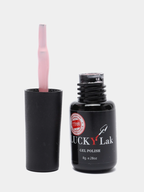 Гель лак лля ногтей LuckyLak FL №043 8g бежевый натуральный нюд для маникюра и педикюра