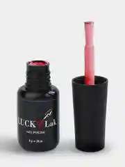 Гель лак для ногтей LuckyLak FL №049, 8g нежный розовый пудровый френч натуральный