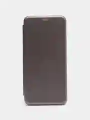Серебряный чехол-книжка для Realme C21Y / Realme С25Y (Реалми С21Y / С25Y)