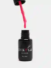 Гель лак для ногтей гель-лак LuckyLak FL №051 8g яркий розовый лак для маникюра и педикюра