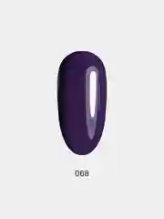 Гель-лак для ногтей LuckyLak FL №068, 8 g, фиолетовый темный, насыщенный лак для маникюра