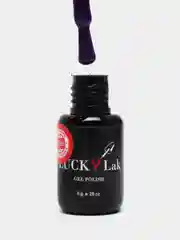 Гель-лак для ногтей LuckyLak FL №068, 8 g, фиолетовый темный, насыщенный лак для маникюра