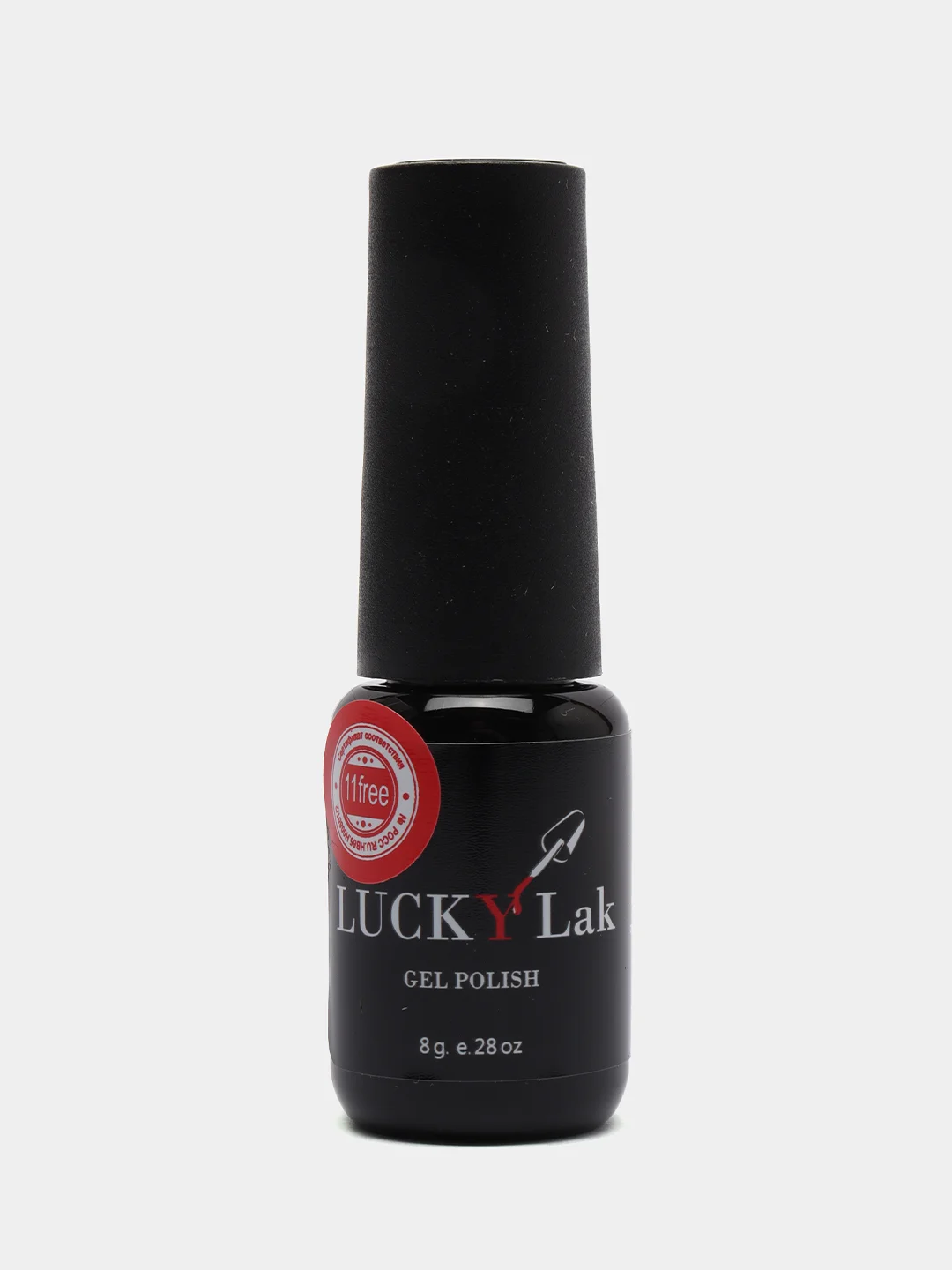 Гель лак для ногтей LuckyLak FL №070, 8g фиолетовый лиловый лак для маникюра и педикюра