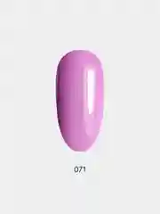 Гель лак для ногтей, гель-лак LuckyLak FL №071, 8g фуксия светлая сиреневый для маникюра