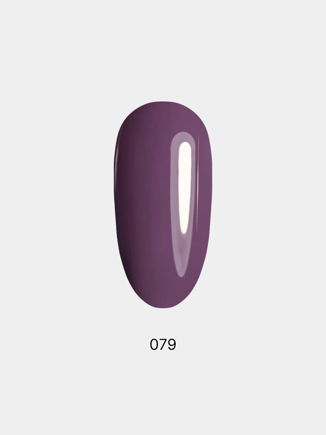 Гель лак для ногтей LuckyLak FL №079, 8g фиолетовый сливовый для маникюра и педикюра