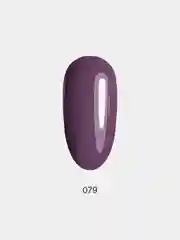 Гель лак для ногтей LuckyLak FL №079, 8g фиолетовый сливовый для маникюра и педикюра
