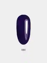 Гель лак для ногтей LuckyLak FL №090, 8g темно-фиолетовый лак для маникюра и педикюра