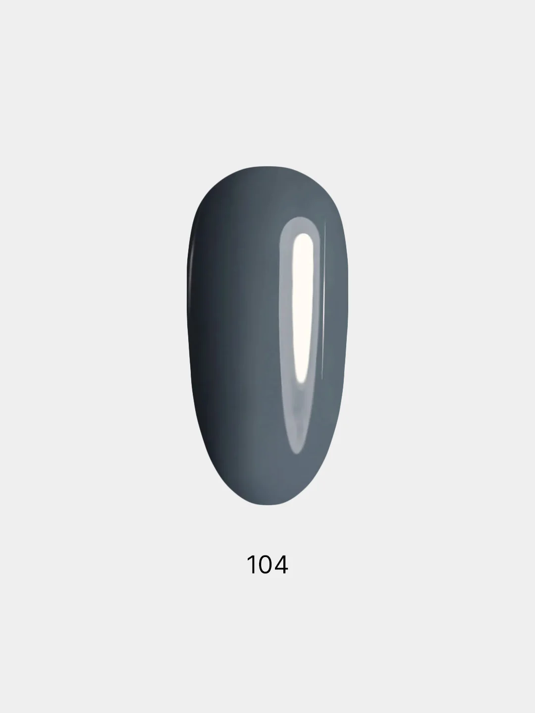 Гель-лак для ногтей, LuckyLak FL №104, 8 g, серый классик, для маникюра и педикюра