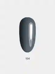Гель-лак для ногтей, LuckyLak FL №104, 8 g, серый классик, для маникюра и педикюра