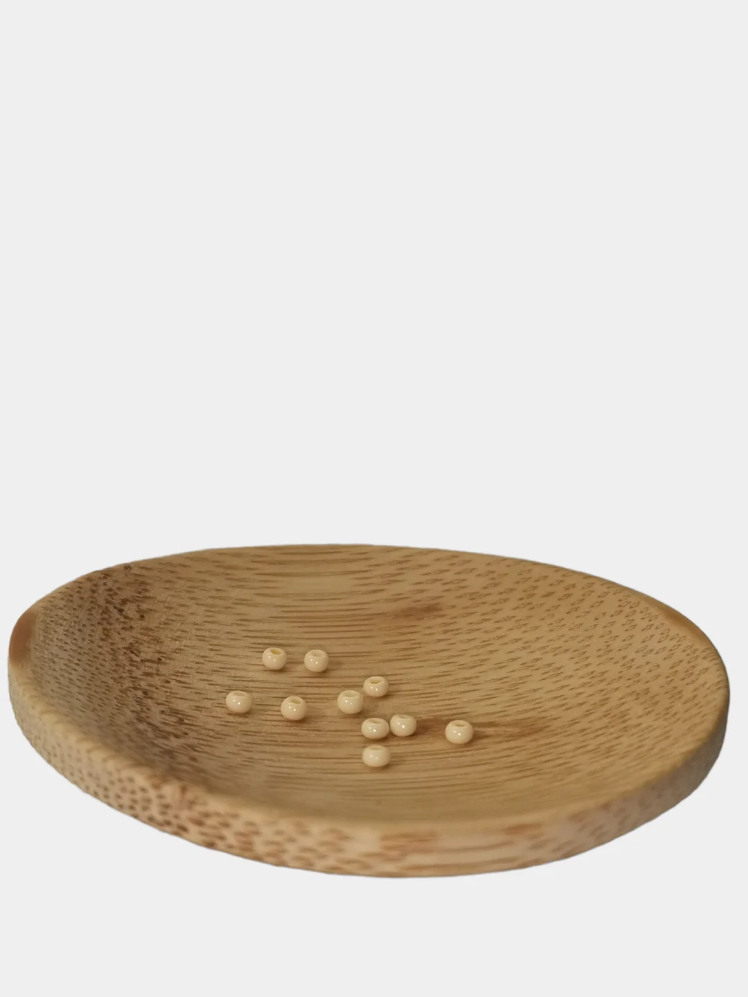 Багровый бисер чешский Preciosa, Чехия, № 10, Natural Opaque