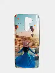 Фиолетовый чехол Huawei Honor 9X, Honor 8X, Honor 9A, силиконовый, с рисунком