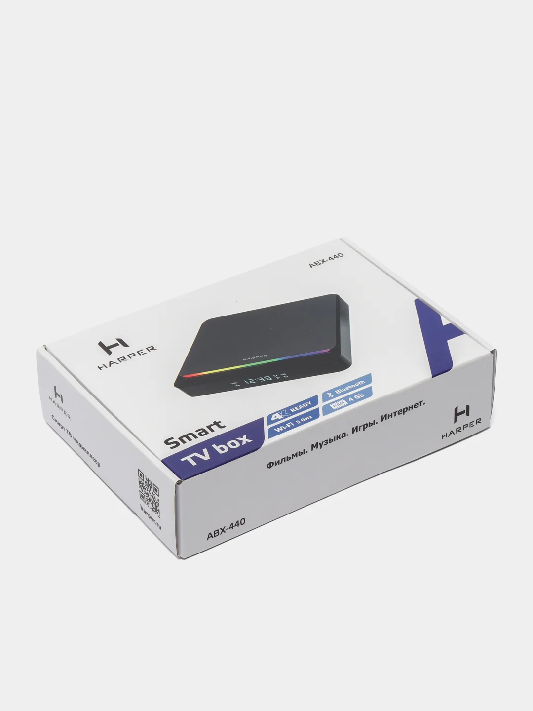 Медиаплеер Smart Box Harper ABX-440, Android 9.0, Smart TV с Wi-Fi, Bluetooth