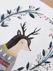 Открытка без текста "Зимний Олень"