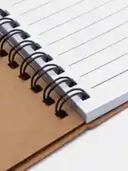 Белый блокнот на спирали с ручкой Крафт