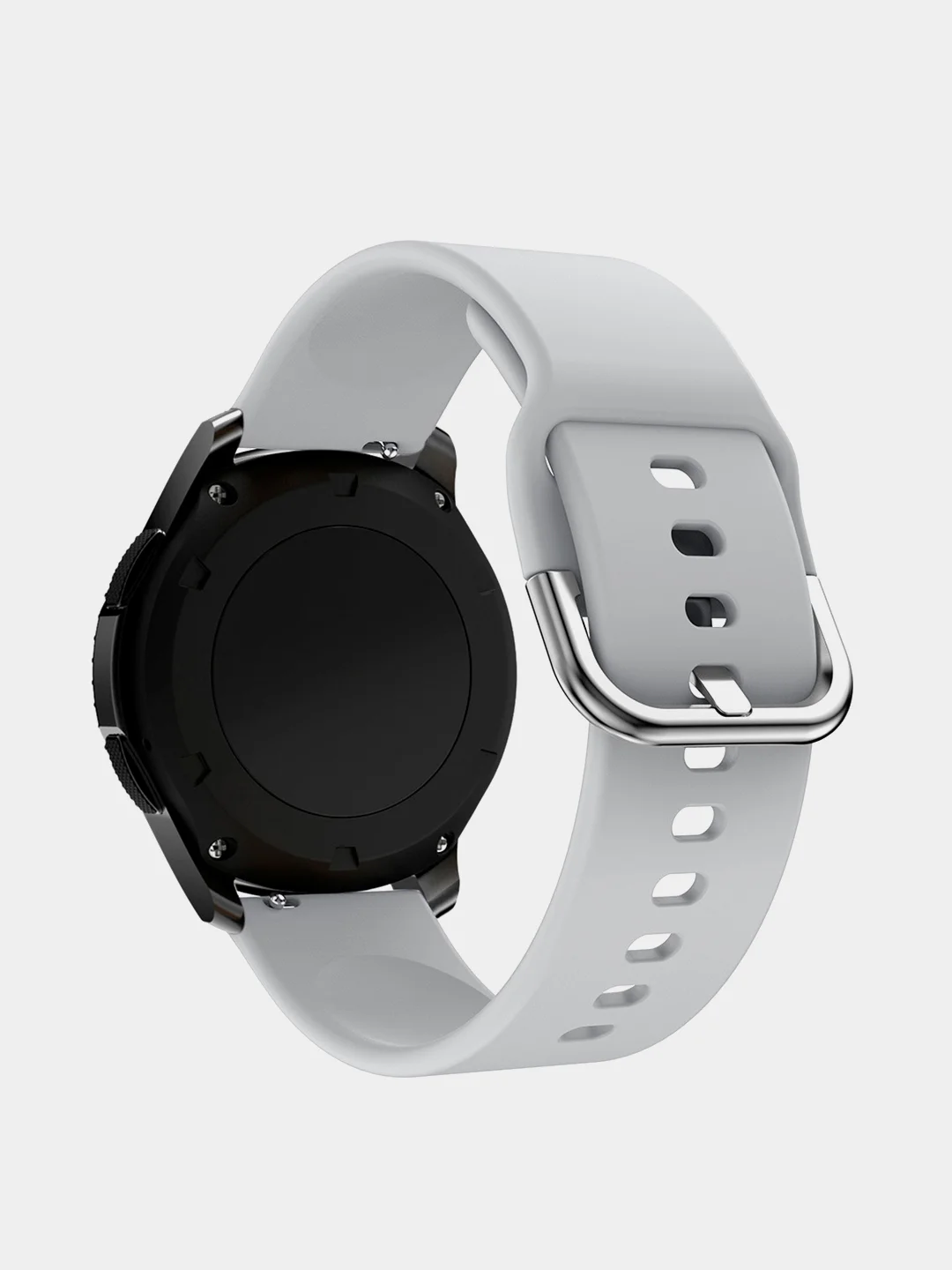 Серый силиконовый ремешок 22мм для часов Xiaomi AMAZFIT SAMSUNG Galaxy Watch Gear/Classic HUAWEI