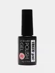 Бежевый меланж гель лак для ногтей Fresh Prof "Lipstick Camouflage 4", 10г френч натуральный бежевый