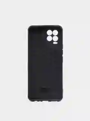Багровый чехол Realme 8 / Realme 8 Pro Реалми 8 / 8 Про черный силиконовый под кожу