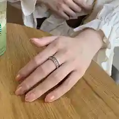 Кольцо двойное женское