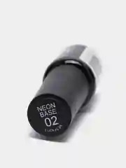 Цветная база для ногтей LuckyLak Neon Base №02, 8g неоновая оранжевая база для маникюра