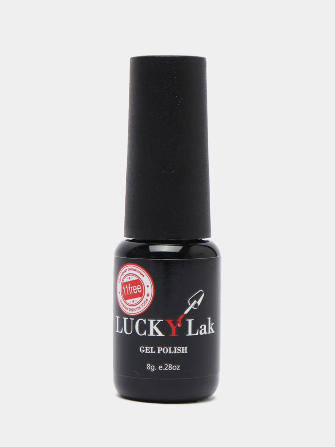 Гель лак для ногтей, гель-лак LuckyLak FL №114 8g серый лак для маникюра и педикюра