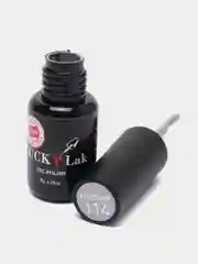 Гель лак для ногтей, гель-лак LuckyLak FL №114 8g серый лак для маникюра и педикюра