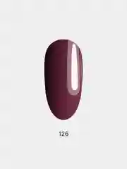 Гель лак для ногтей, гель-лак LuckyLak FL №126, 8g бордовый винный марсала для маникюра