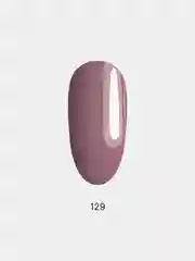 Гель лак для ногтей, гель-лак LuckyLak FL №129 8g пыльно сиреневый для маникюра и педикюра