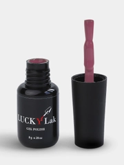 Гель лак для ногтей, гель-лак LuckyLak FL №131, 8g розовый красный подтон для маникюра