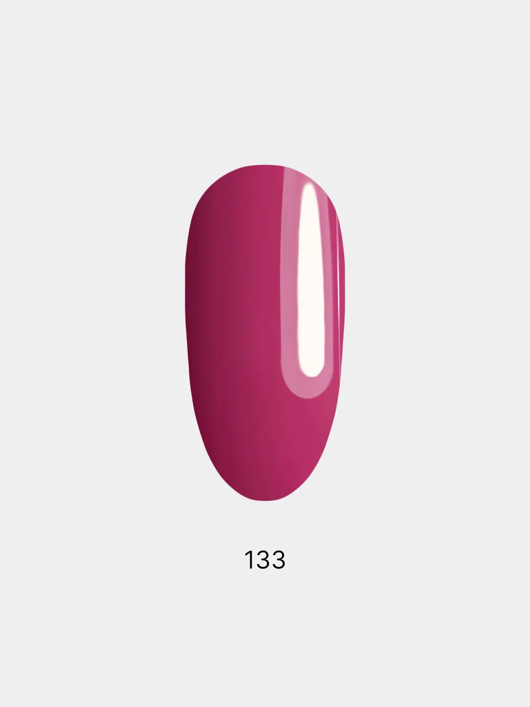 Гель лак для ногтей, гель-лак LuckyLak FL №133 8g темно розовый для маникюра и педикюра