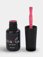 Гель лак для ногтей, гель-лак LuckyLak FL №137 8g ярко розовый лак для маникюра и педикюра
