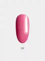 Гель лак для ногтей, гель-лак LuckyLak FL №137 8g ярко розовый лак для маникюра и педикюра