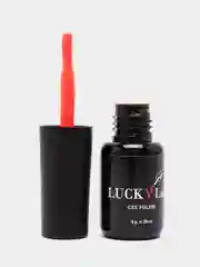 Гель лак, гель-лак для ногтей LuckyLak FL №139, 8g красный оранжевый подтон для маникюра