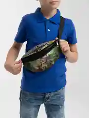 Золотистый хаки сумка поясная детская
