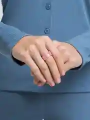 Оранжевый акриловое кольцо