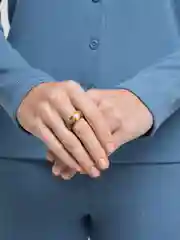 Коричневый кольцо акриловое