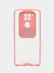 Белый чехол для Xiaomi Redmi Note 9, с задвижным окном для защиты камеры